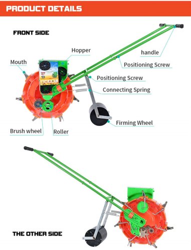 Manual seed drill